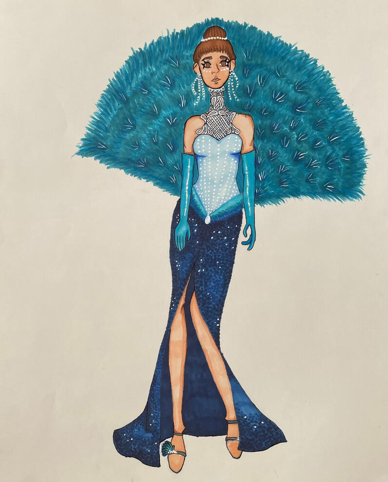 Lace, Sequin & Feathers Practice