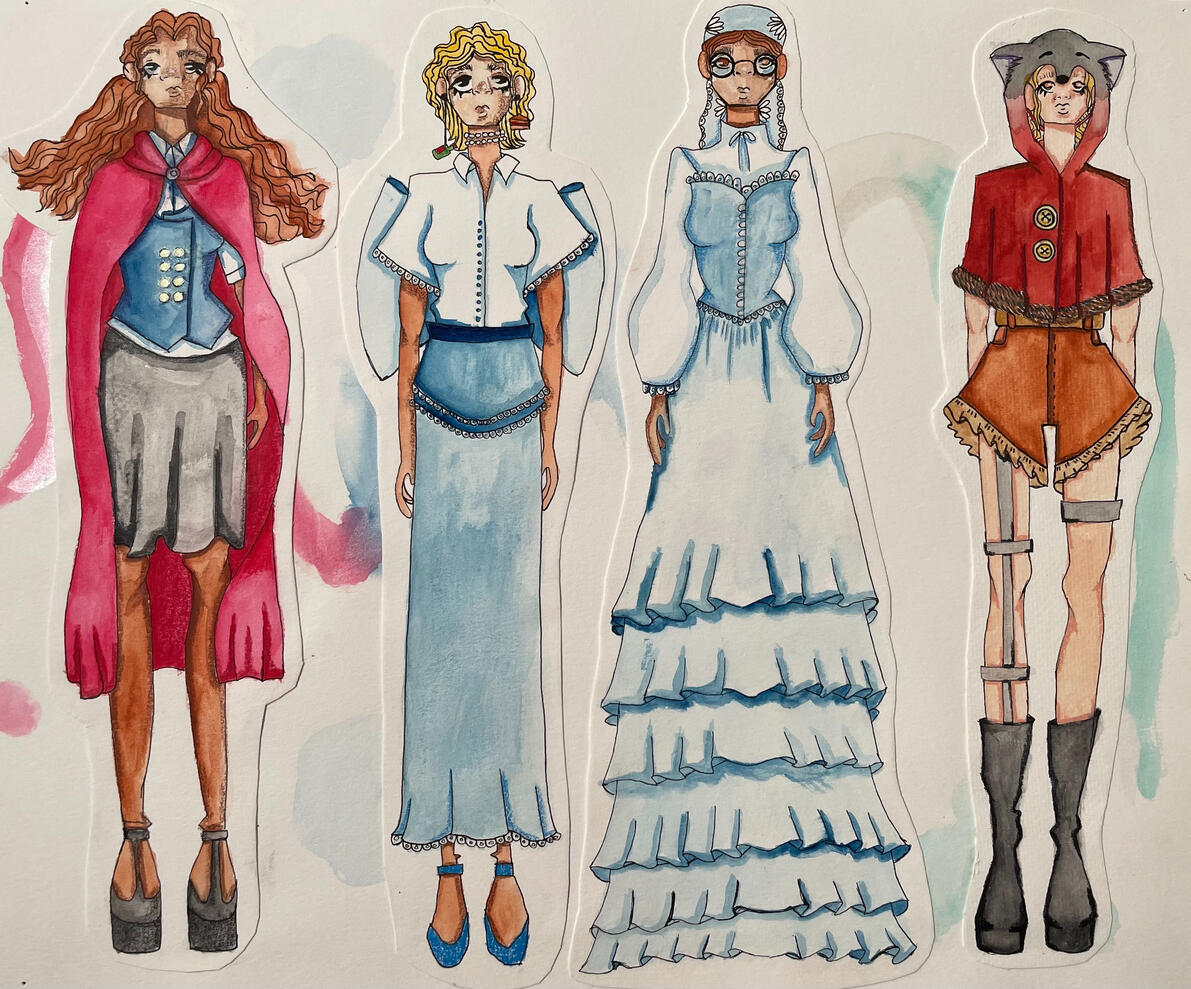 Summer into Winter Collection, "The Riding Hood Collection"